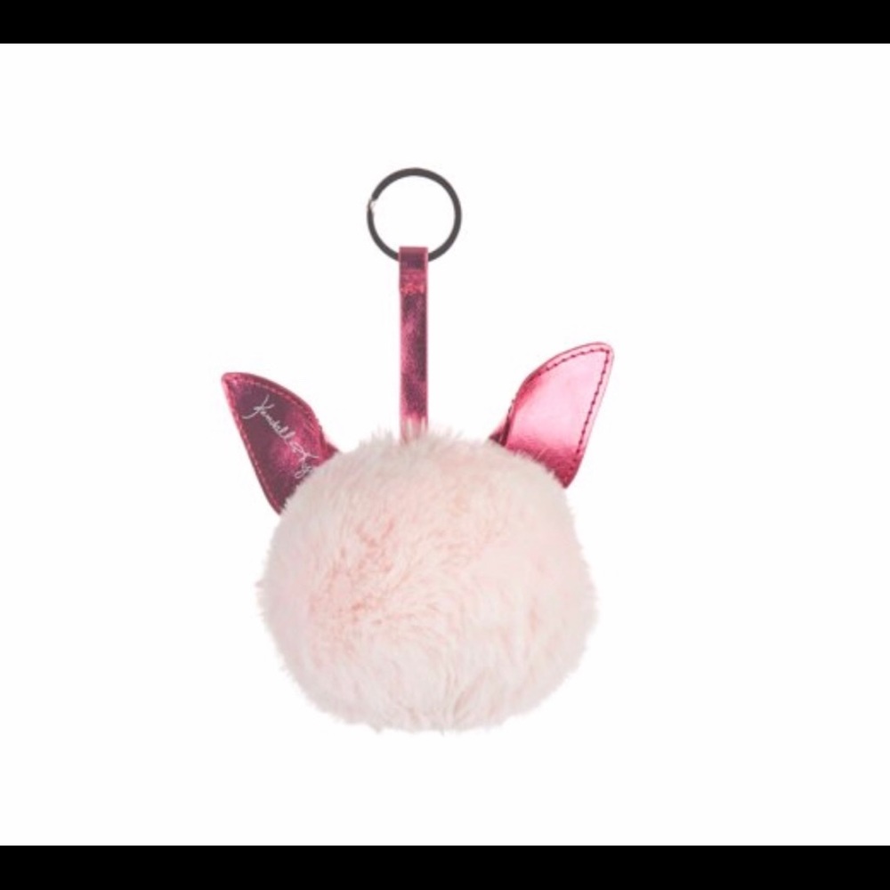 Kendall Kylie Pom Pom Keychain - very cute